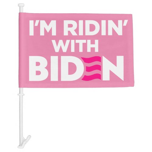 Im Ridin With Biden 2024 Women Foe Biden Car Flag