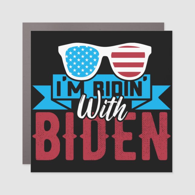 I'm Ridin With Biden 2028 Car Magnet (Front)