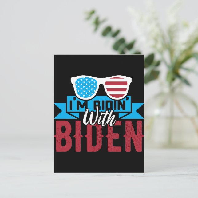 I'm Ridin With Biden 2028 Postcard (Standing Front)