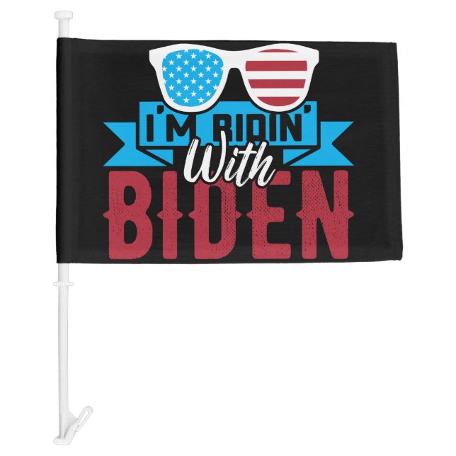 I'm Ridin With Biden Car Flag (Front)