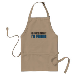 I'm Right I'm Farmor Adult Apron
