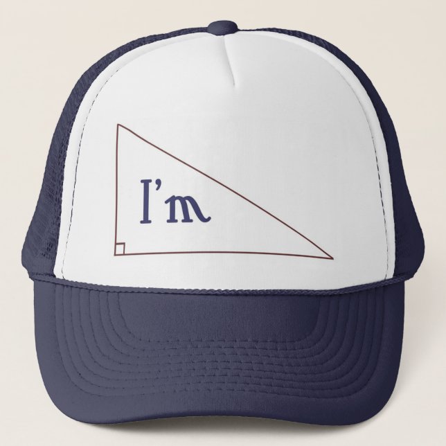 I'm right! trucker hat (Front)