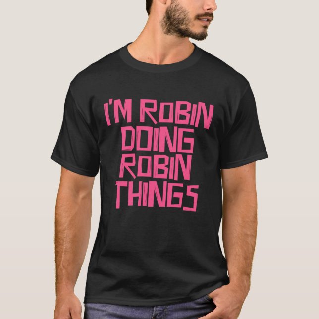 I'm Robin doing Robin things Pullover Hoodie (Front)