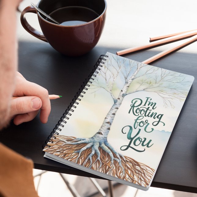 I'm Rooting For You Personalized Planner (Show your support with this personalized, "Rooting for you" planner! )