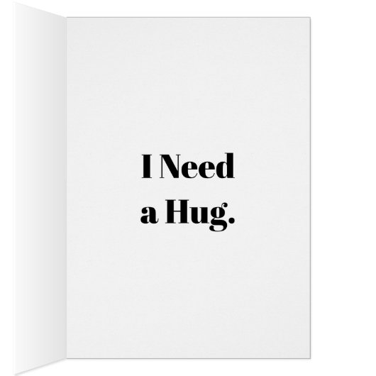 I'm Sad. Broken Heart Card. (Inside (Right))