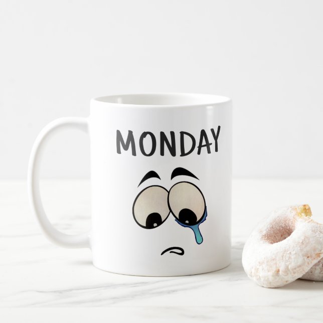 I'm Sad It's Monday Mug (With Donut)