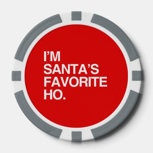 IM SANTAS FAVORITE HO _png Poker Chips