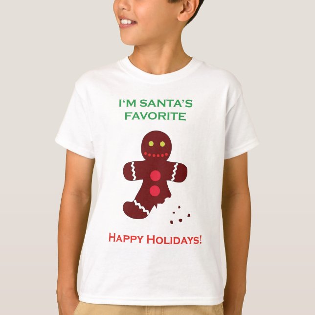 I'm Santa's Favorite T-Shirt (Front)