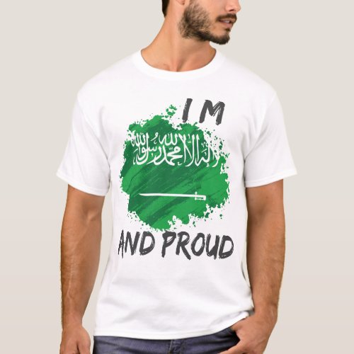 Im Saudi arabian and proud T_Shirt