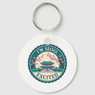 I'm Seoul Excited Korea Keychain