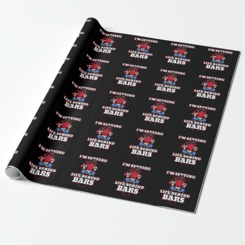 Im Serving Life Behind Bars _ Female Bikers Wrapping Paper