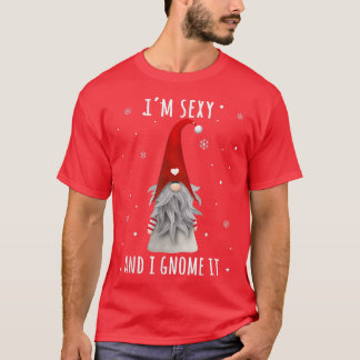I'm Sey And I Gnome It Funny Garden Gnomes For Men T-Shirt