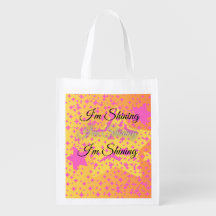 I'm Shining reusable grocery bags