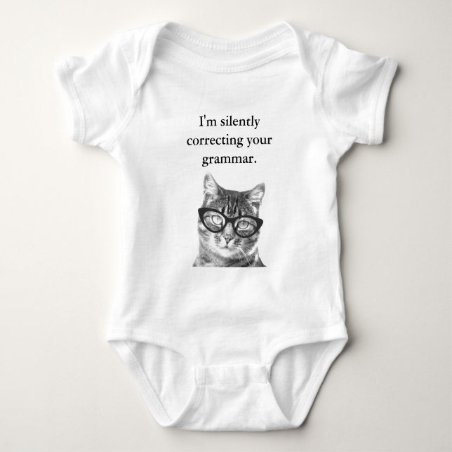Im silently correcting your grammar cat t shirt (Front)