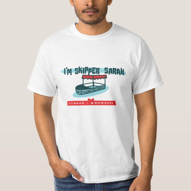 I'm Skipper Sarah - Ears T-Shirt (Front)