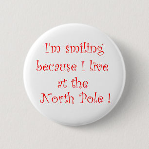 I'm smiling because-button pinback button