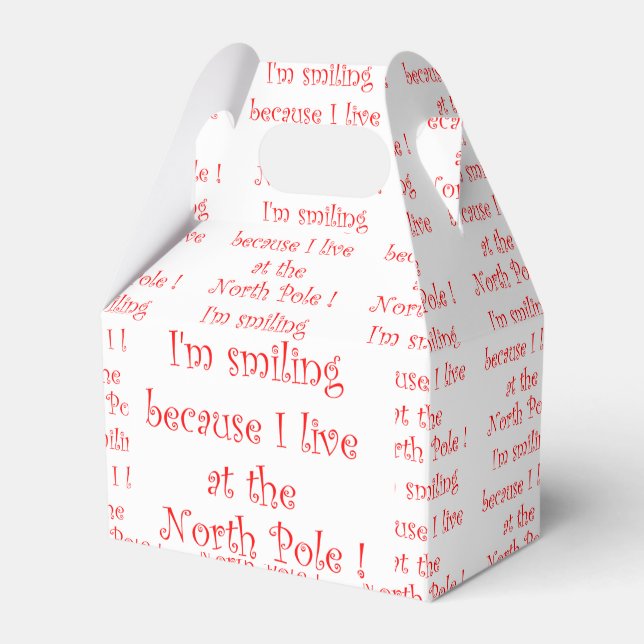 I'm smiling because-favor box (Front Side)