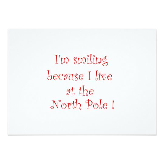 I'm smiling because -invitations card
