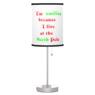 I'm smiling because-table lamp