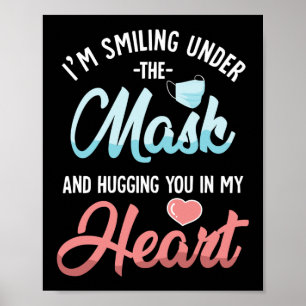 I'm Smiling Under The Mask   Occupational Poster