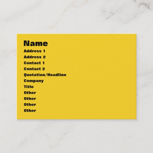 I'm Smooth Like Butter Business Card (Front)