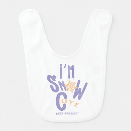 Im Snow Cute Baby Bib