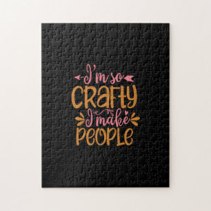 i'm so crafty i make people jigsaw puzzle