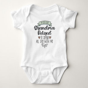 Cutest Granddaughter Embroidered Baby Sleepsuit Gift Personalised Nanny Grandad 