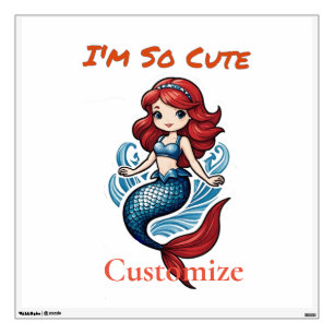 I'm So Cute Mermaid Thunder_Cove  Wall Decal