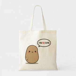 I'm so cute potato tote bag