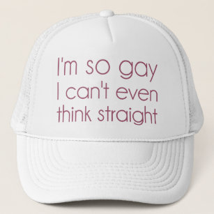 I'm so Gay Hat Funny Cap Design Embroidered Hat 