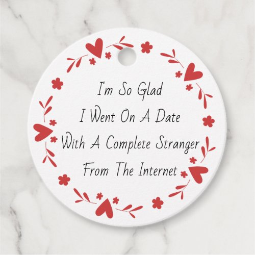 Im so glad Funny Anniversary  Hilarious Marriage Favor Tags
