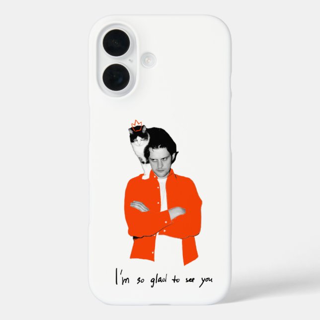 I'm so glad to see you (no) Case-Mate iPhone case (Back)
