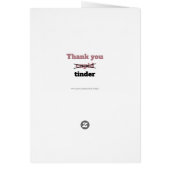 I'm so glad you swiped right! cards (Back)