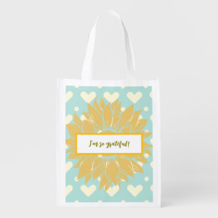 I'm so Grateful for You personalize Grocery Bag