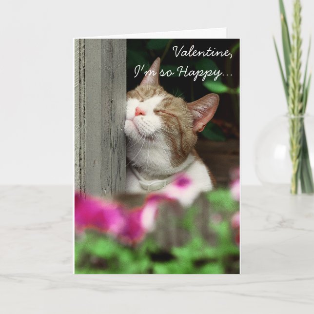 I'm So Happy Valentine Holiday Card (Front)