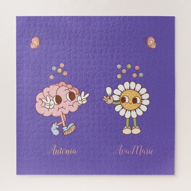 I'm So Happy We Are Friends Personalized Jigsaw Puzzle (Vertical)