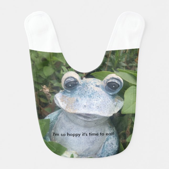I'm so hoppy! baby bib (Front)