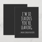 I'm So Jealous You're Leaving (Front/Back)