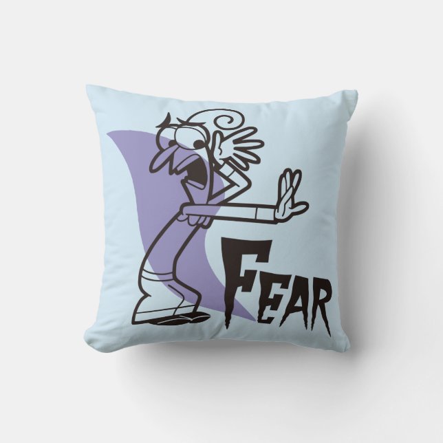 I'm so Jumpy! Throw Pillow (Front)
