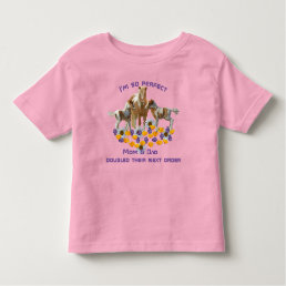 I&#39;m so perfect - twins toddler t-shirt