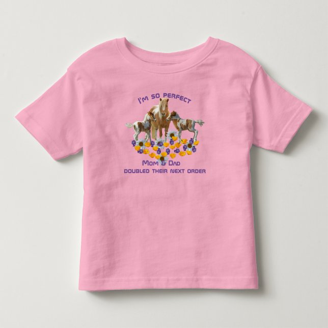 I'm so perfect - twins toddler t-shirt (Front)