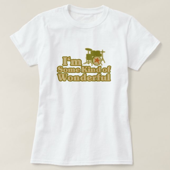I'm Some Kind of Wonderful 80s Retro Pop Culture T-Shirt (Design Front)