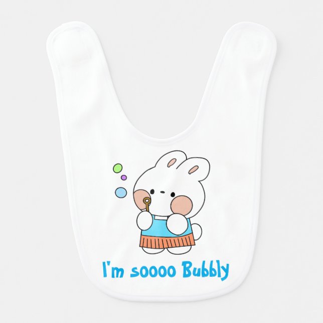 I'm sooo Bubbly Baby Bib (Front)