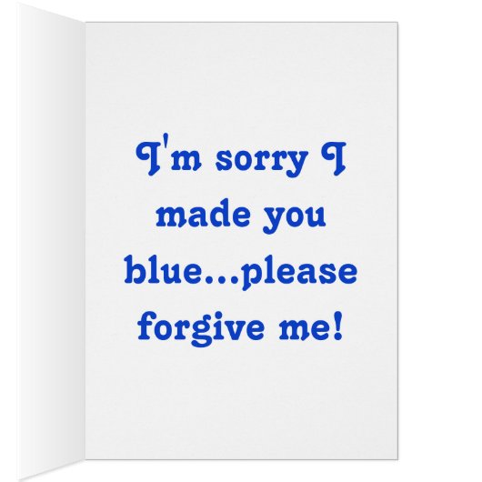 I'm sorry Blue Sad Puppy Dog Eyes (Inside (Right))