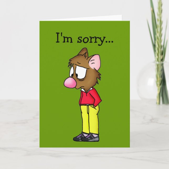 I'm Sorry Card (Front)