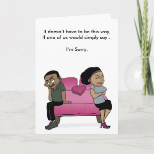 I'm Sorry Card