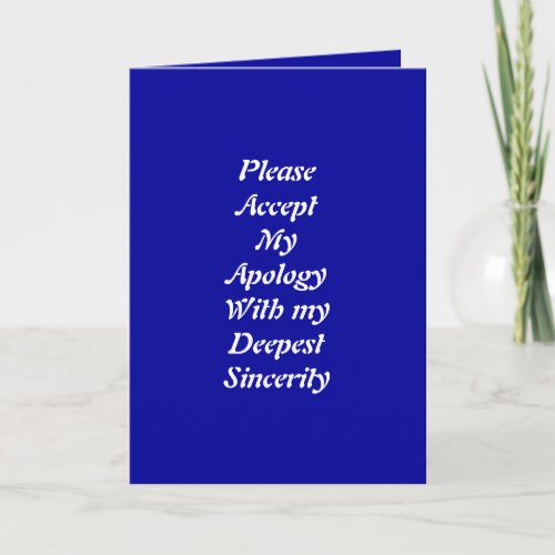 Im sorry greeting cards