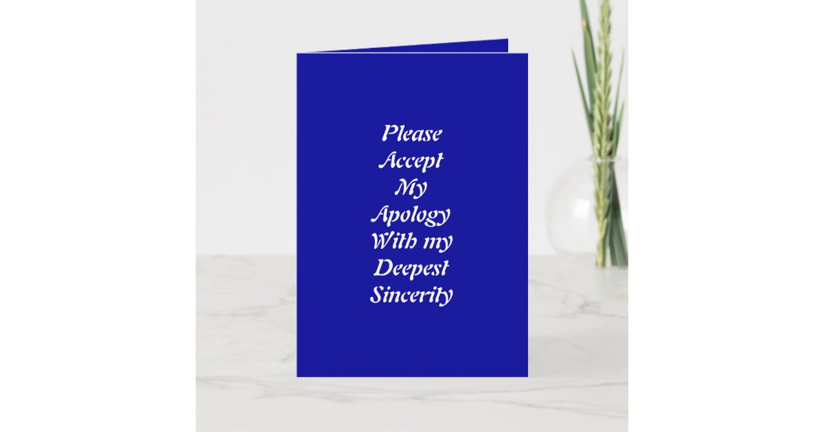 I'm sorry greeting cards | Zazzle