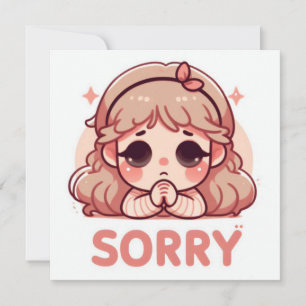 I'm Sorry Holiday Card